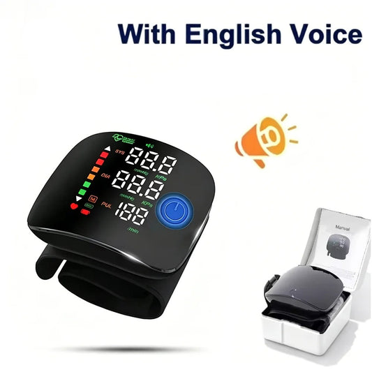 Rechargeable Wrist Blood Pressure Monitor