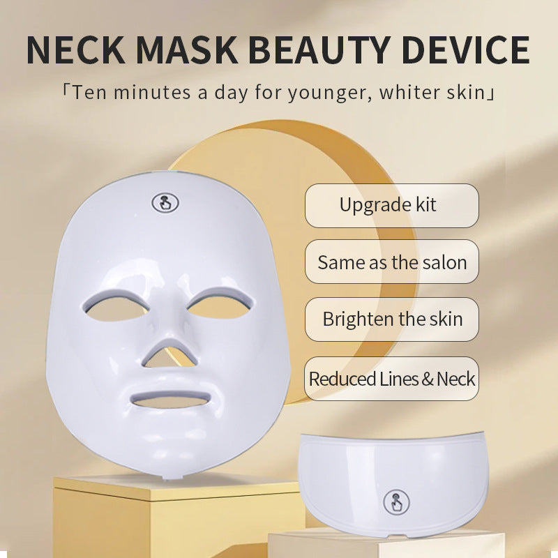 LED Facial Mask - Photon Light Therapy Beauty Device