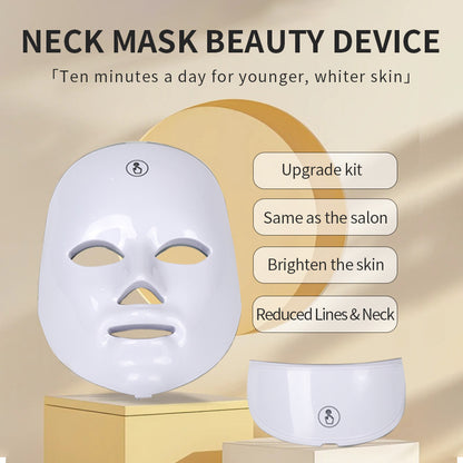 LED Facial Mask - Photon Light Therapy Beauty Device