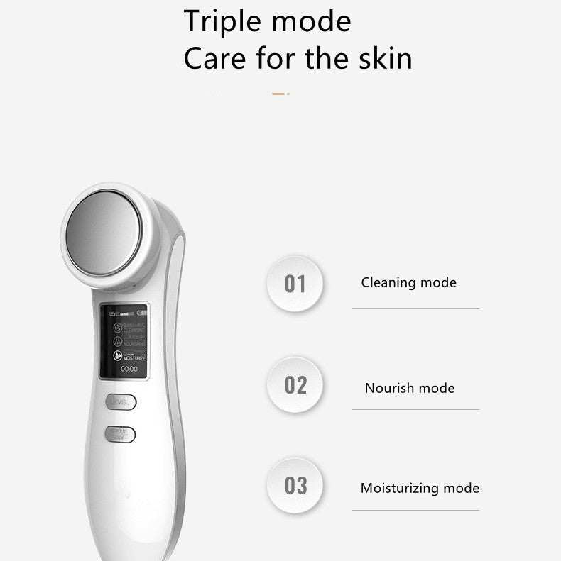 Ion Facial Beauty Device - Skin Tightening & Deep Cleansing