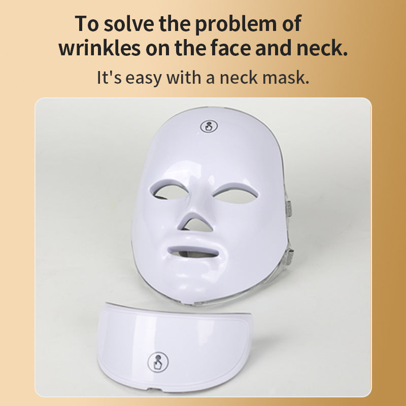 LED Facial Mask - Photon Light Therapy Beauty Device