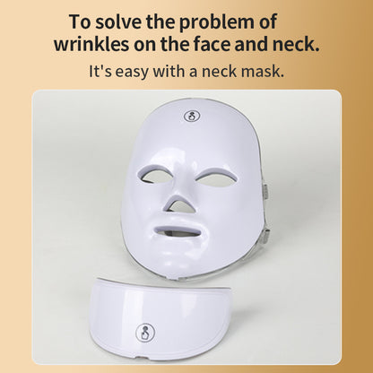 LED Facial Mask - Photon Light Therapy Beauty Device