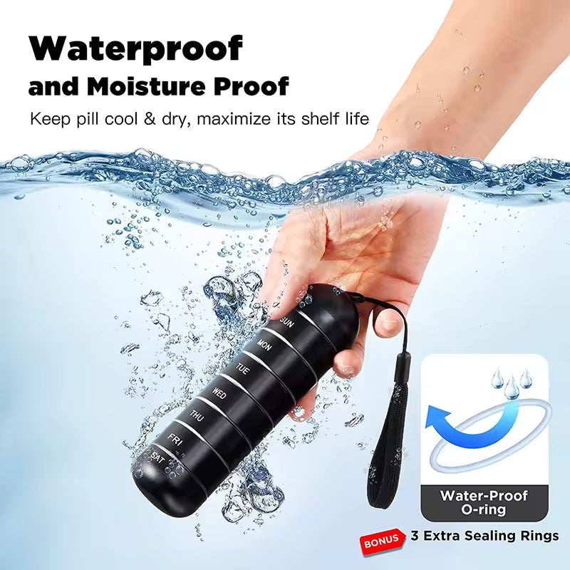 Waterproof Aluminum Pill Box