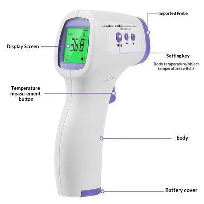 Infrared Forehead Thermometer - Contactless & Digital
