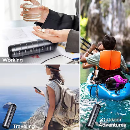 Waterproof Aluminum Pill Box