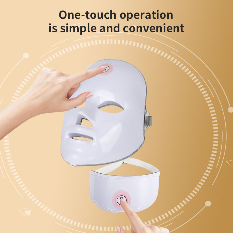 LED Facial Mask - Photon Light Therapy Beauty Device