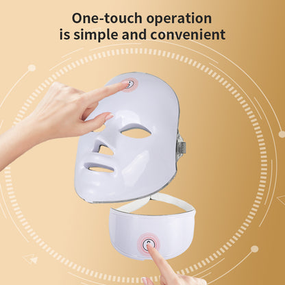 LED Facial Mask - Photon Light Therapy Beauty Device