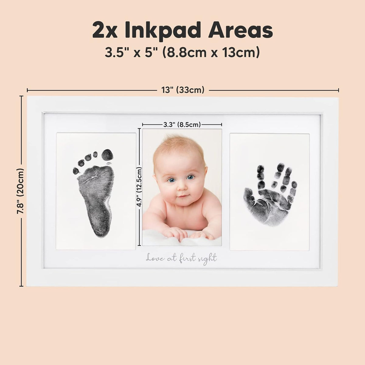 Baby's Handprint & Footprint Keepsake Kit