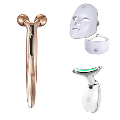 LED Facial Mask - Photon Light Therapy Beauty Device