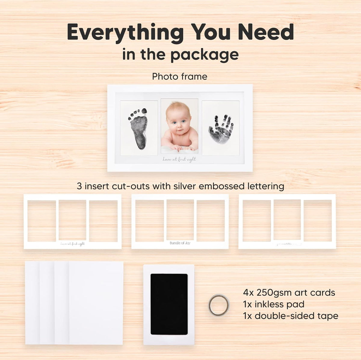 Baby's Handprint & Footprint Keepsake Kit