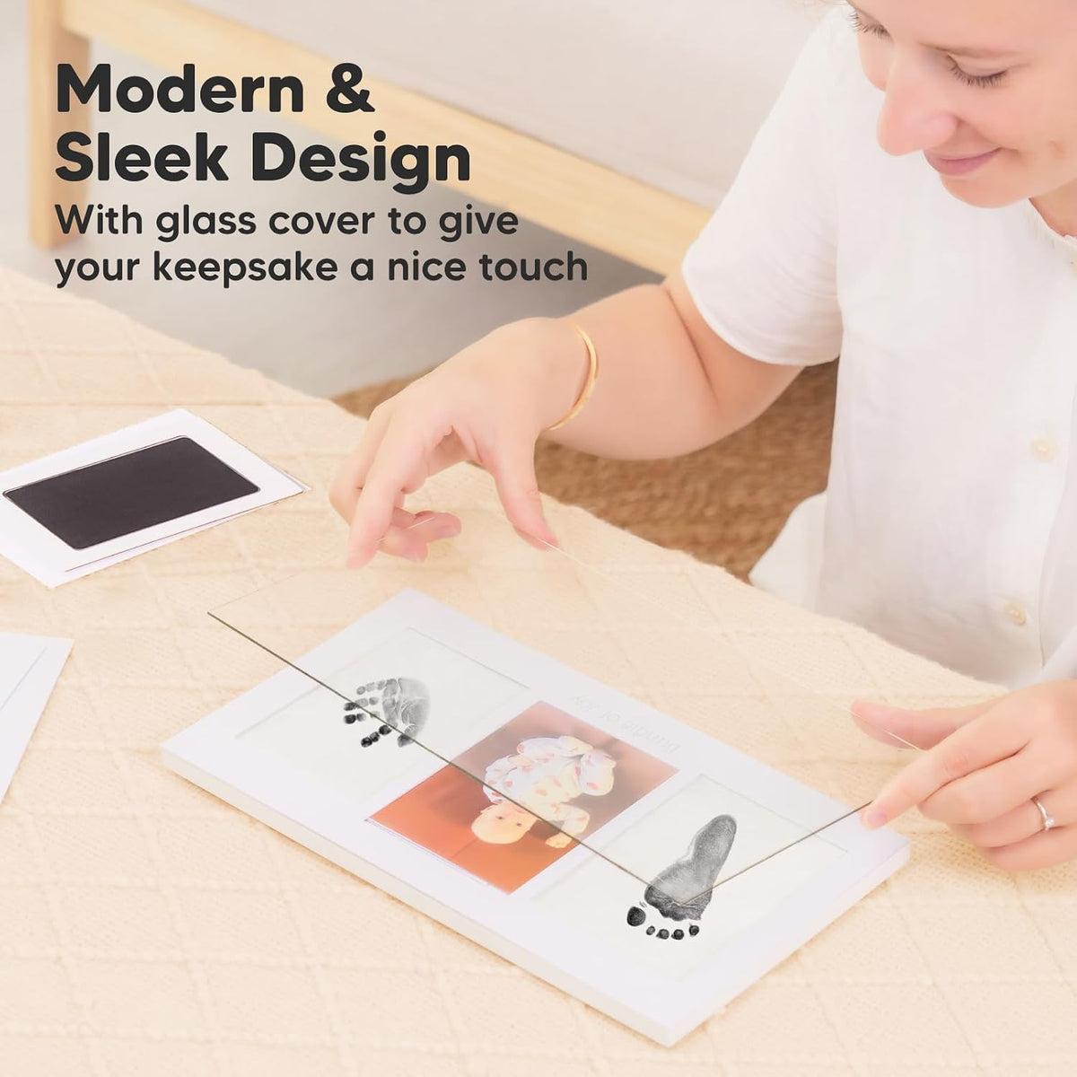 Baby's Handprint & Footprint Keepsake Kit
