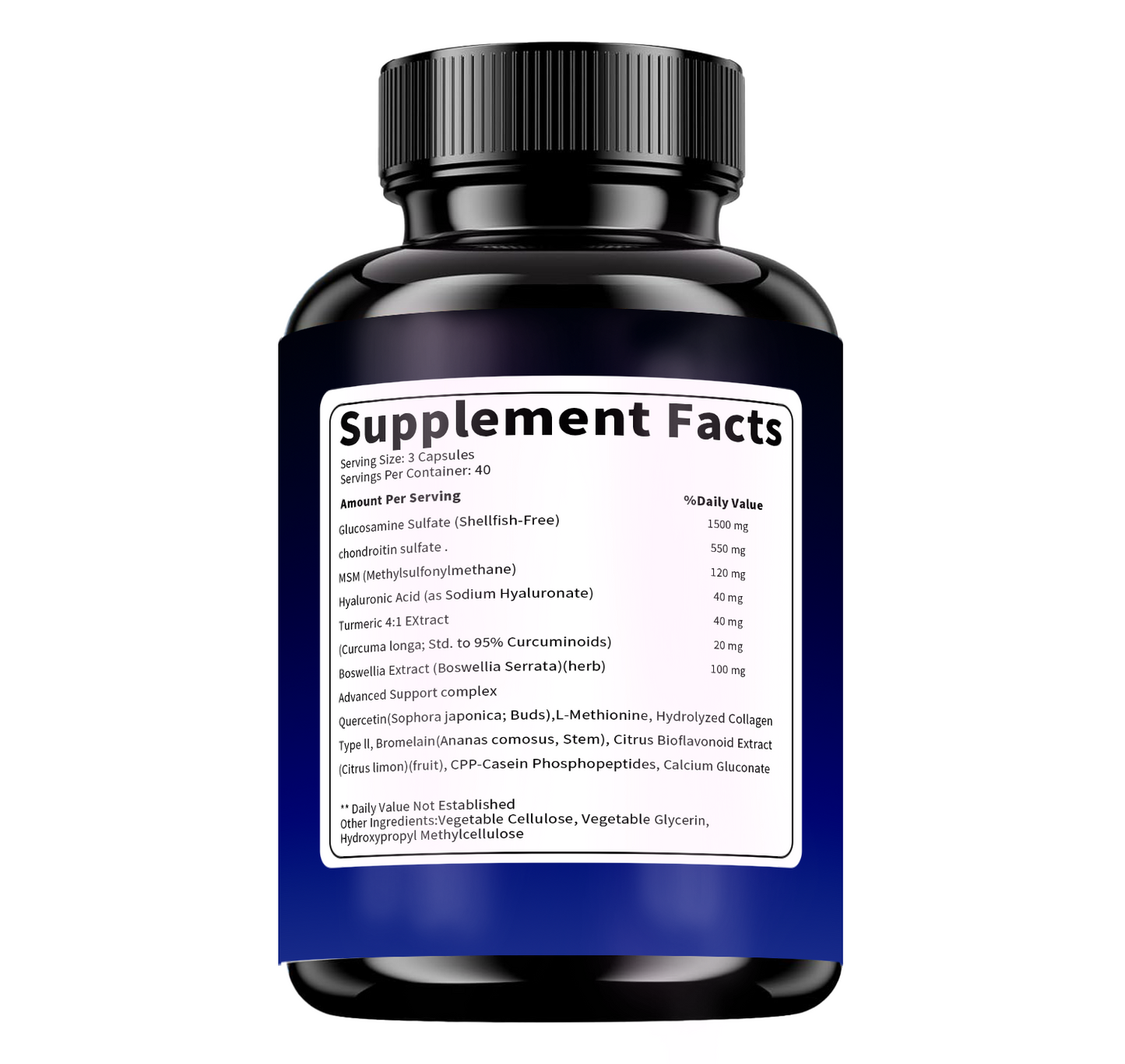 Glucosamine Chondroitin MSM Complex - Joint Support