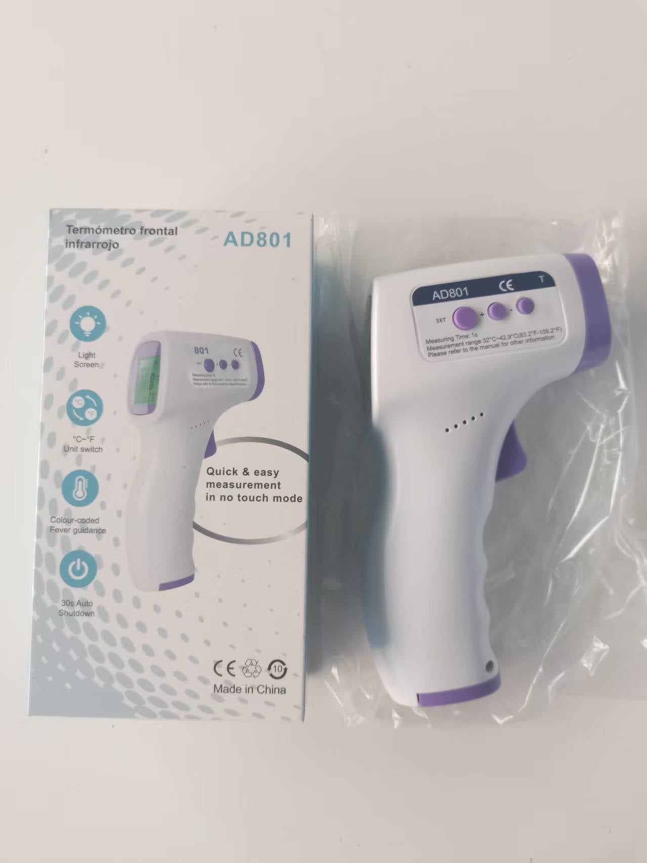 Infrared Forehead Thermometer - Contactless & Digital