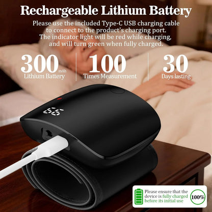 Rechargeable Wrist Blood Pressure Monitor