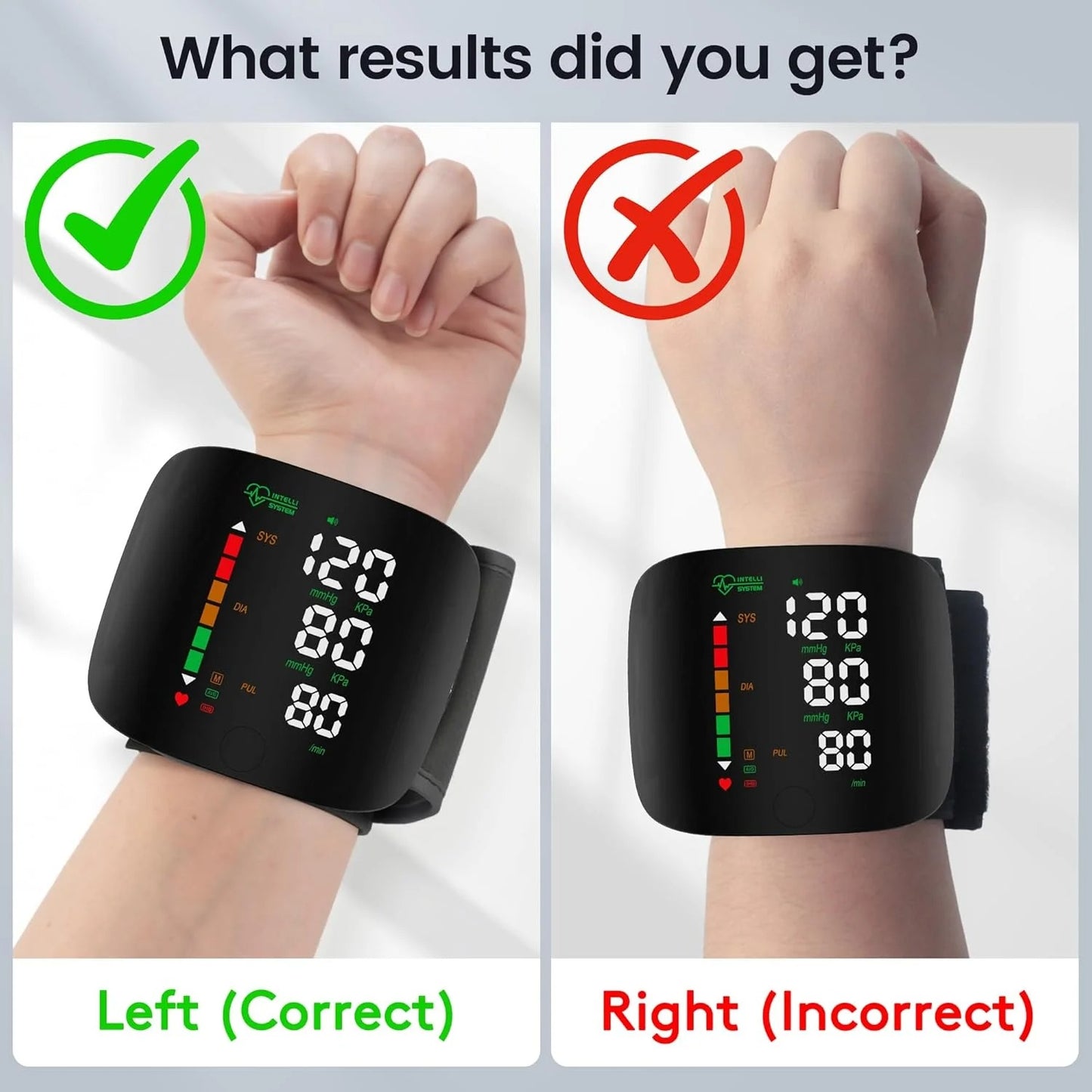 Rechargeable Wrist Blood Pressure Monitor