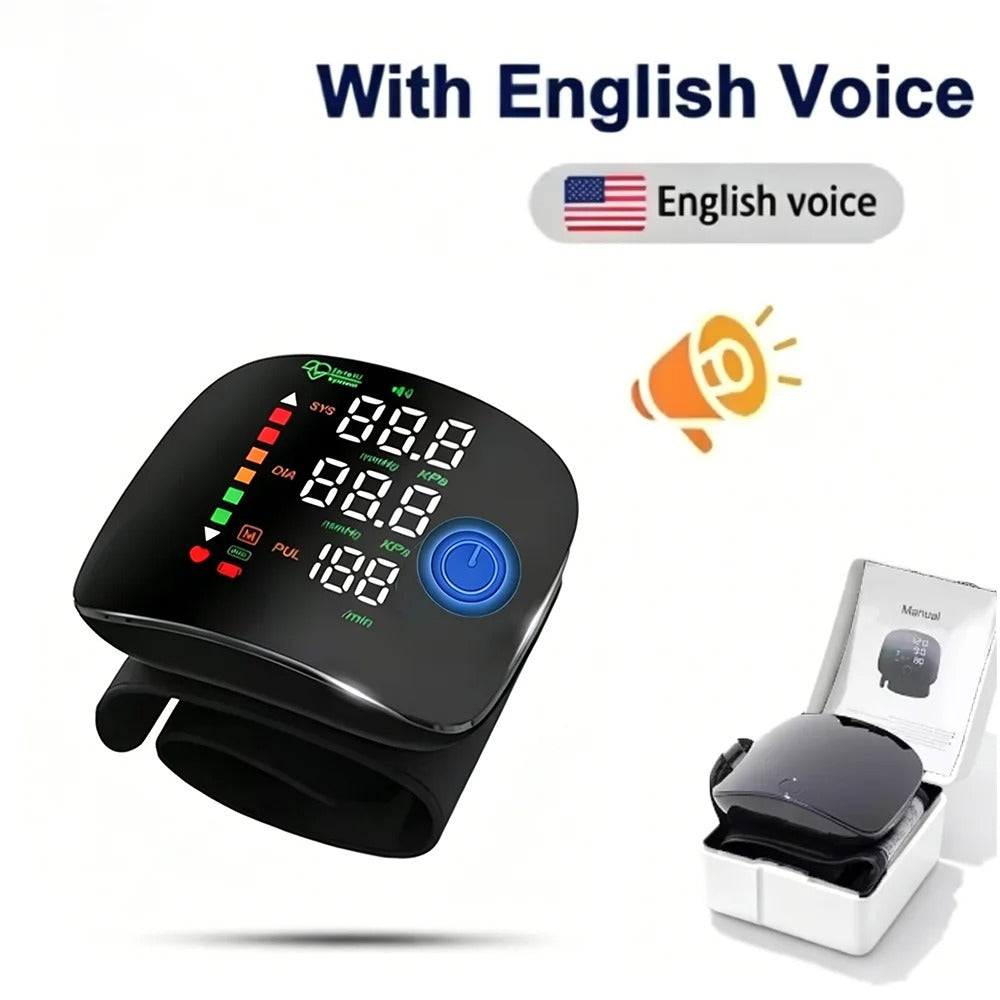 Rechargeable Wrist Blood Pressure Monitor